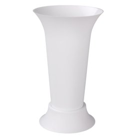 Ваза для цветов под срезку Д185хВ310мм белая