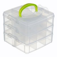 Органайзер IDEA 3 яруса 16,3x15,5x14см пластик