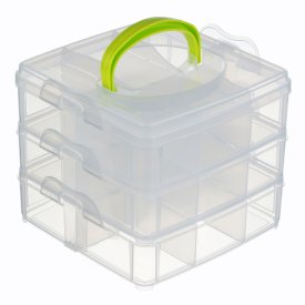 Органайзер IDEA 3 яруса 16,3x15,5x14см пластик