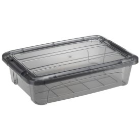 Ящик IDEA КИП 2,8л 20x30x8cм пластик с клипсами, крышкой