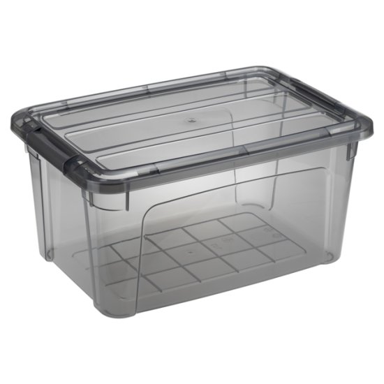Ящик IDEA КИП 5,7л 20x30x15cм пластик с клипсами, крышкой