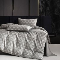Постельное белье евро MEDSLEEP Велтек жаккард 2 нав.50x70см, арт.1006.02470