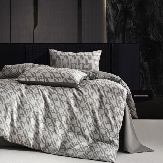 Постельное белье евро MEDSLEEP Велтек жаккард 2 нав.50x70см, арт.1006.02470