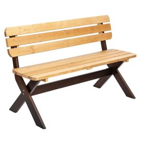 Скамья садовая эстер дерево 35х148х89см