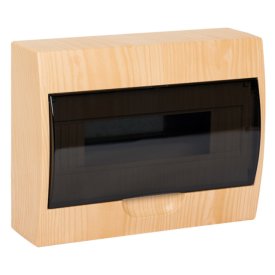 Щит распределительный навесной на 12 модулей IP41 светлое дерево