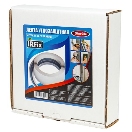 Лента углозащитная IRFIX металлизированная 50мм х 30м, арт. 32030