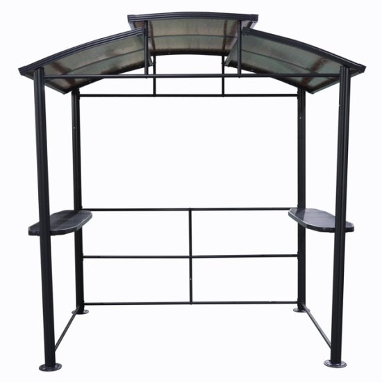 Павильон для гриля и мангала 236х152х236см темно-серый