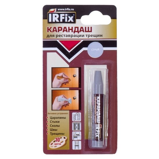 Карандаш реставрационный IRFIX для трещин серый, арт. 20121