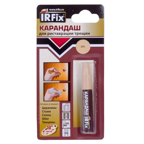 Карандаш реставрационный IRFIX для трещин дуб, арт. 20113