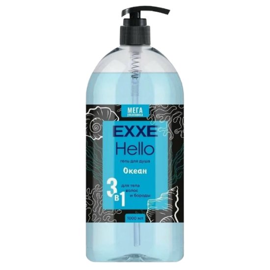Гель для душа EXXE Океан 3в1 1л мужской