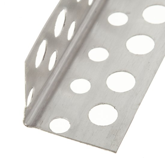 Профиль углозащитный алюминиевый КМ Стандарт 25х25 мм 3 м 0,40 мм