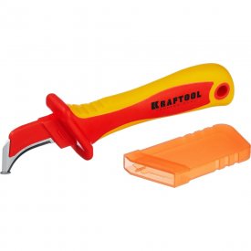 Изогнутый диэлектрический нож электрика KRAFTOOL KN-7, 45400