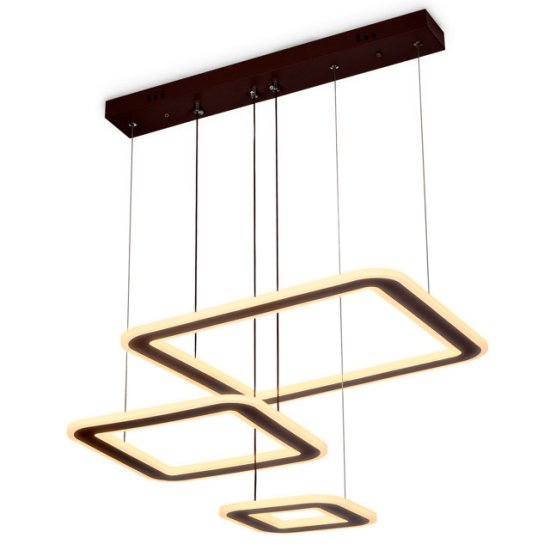 Люстра подвесная AMBRELLA LIGHT Акрилика LED 192Вт 6400К 14400Лм ПДУ кофе