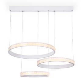 Люстра подвесная AMBRELLA LIGHT Акрилика LED 99Вт 6400К 5925Лм ПДУ белый