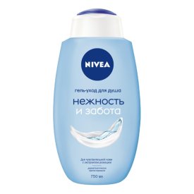 Гель для душа NIVEA Нежность и забота 750мл с дозатором