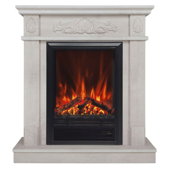 Каминокомплект REALFLAME ADELIA STD/EUG WT+EUGENE светло-серый