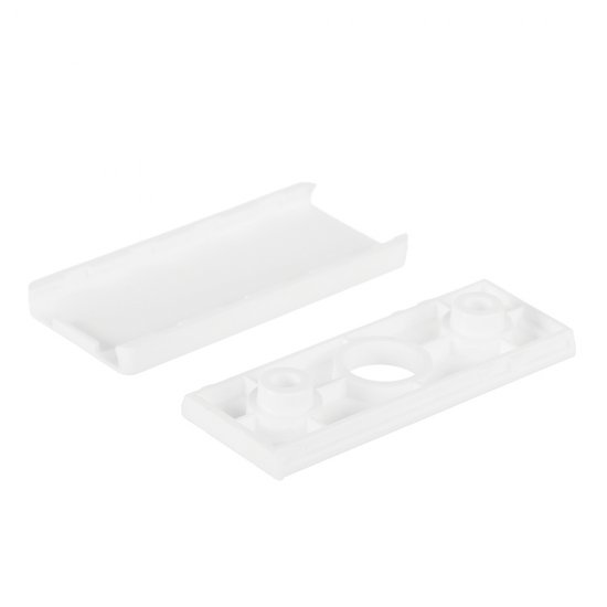 Розетка прямоугольная для оконной ручки белая ПВХ