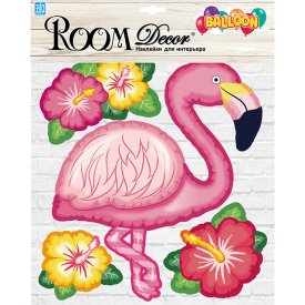 Наклейка ROOMDECOR Фламинго 30х30,5см, арт.PLA 3008