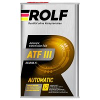 Масло трансмиссионное ROLF  ATF III минеральное 1л