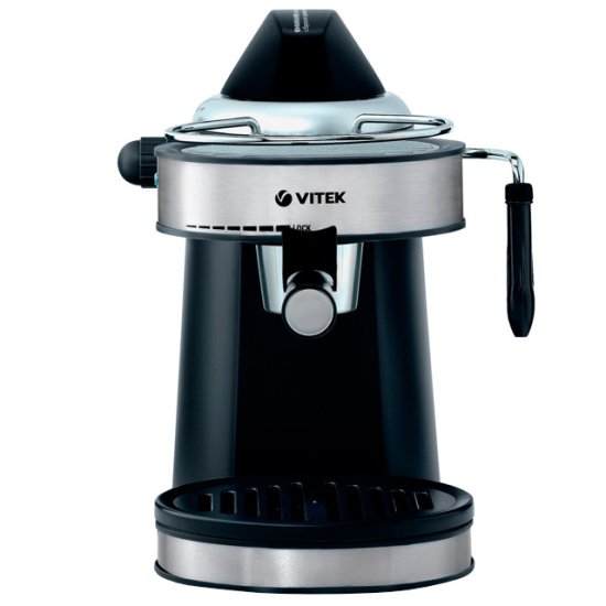 Кофеварка эспрессо VITEK VT-1510 750Вт 5бар 0,24л черный/серебристый