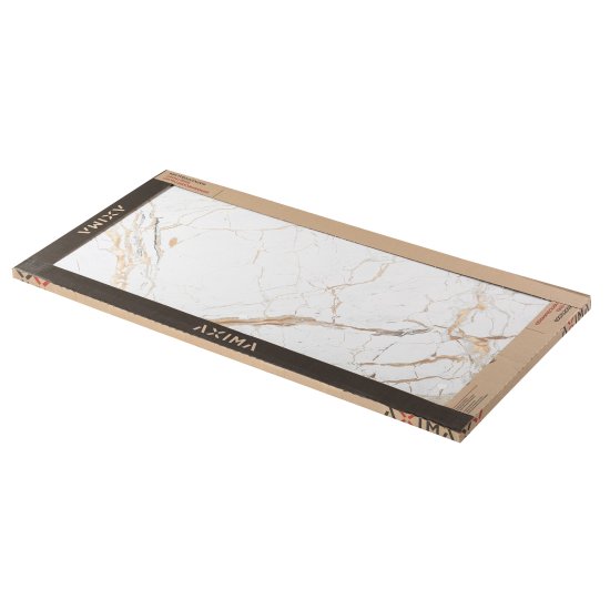 Керамогранит Axima Bari белый 1200х600х11 мм (2 шт.=1,44 кв.м)