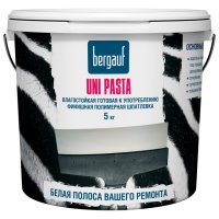 Шпатлевка готовая BERGAUF Uni Pasta U финишная влагостойкая 5кг, арт. UniPastaU5