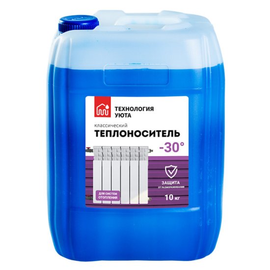 Теплоноситель ТЕХНОЛОГИЯ УЮТА -30 этиленгликоль  10кг