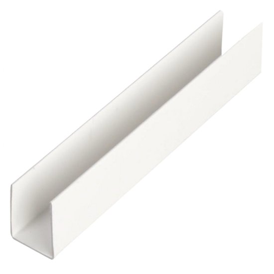 Профиль ПВХ П-образный 10x10x10х1х1000мм белый