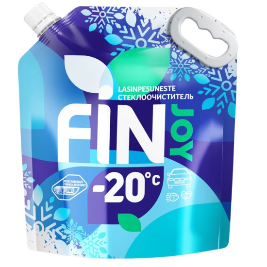 Автоочиститель стекол FINJOY Indigo Orbit -20C 3,5л дой-пак