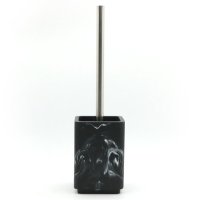 Гарнитур для туалета VITARTA Black Marble полирезин черный