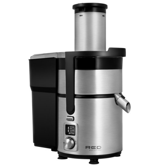 Соковыжималка RED SOLUTION J940 3200Вт 0,75/2л 5 скоростей металл серебристый