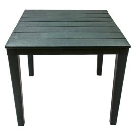 Стол квадратный Прованс 80x80x70см тёмно-зелёный пластик