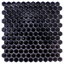 Мозаика Zetoglass Mosaic TZL907 30х30х0,5 см черная
