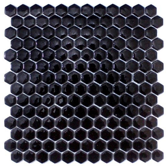 Мозаика Zetoglass Mosaic TZL907 30х30х0,5 см черная