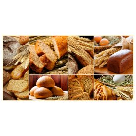 Панель ПВХ Эконом Бакалея коричневая 954х480х0,3 мм