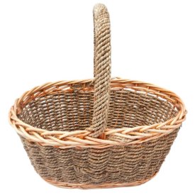 Корзина плетеная MAXITERRA 10л 43х35х38см ива