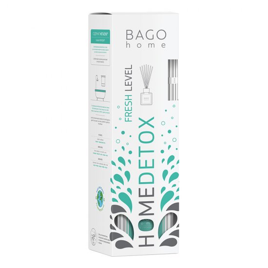 Аромадиффузор с палочками Bago home Свежий детокс 100 мл