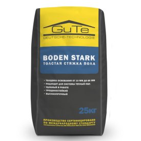 Ровнитель для внутр. и наруж.работ GUTE Boden Stark базовый трещиностойкий 25кг