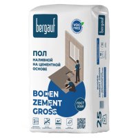Ровнитель для внутр.работ BERGAUF Boden Zement Gross ручн. машинн. 25кг