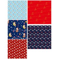 Бумага упаковочная Символ года Лошадки 70х100см в асс-те новый год