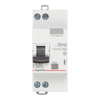 Автомат дифференциальный Legrand RX3 32А 1P+N тип AC 30 мА 6 кА (419402)