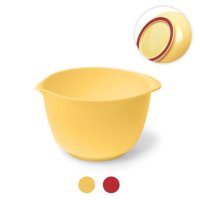 Миска АРХИМЕД 2л 18,5см для смешивания нескользящее дно пластик микс цвета