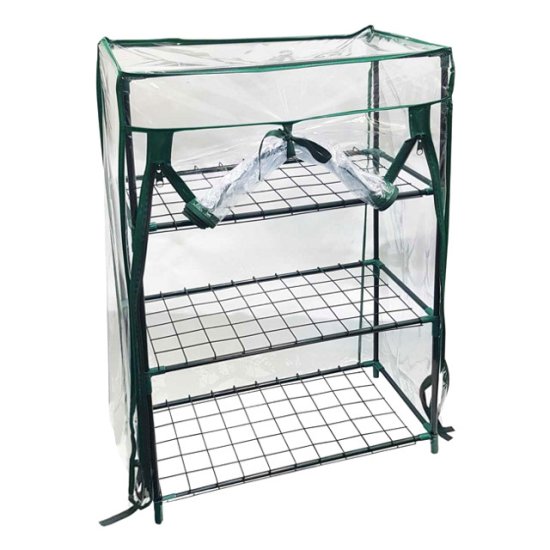 Парник для рассады напольный 69х49х128см 3 полки MLV1602