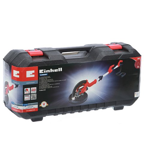 Шлифмашина эксцентриковая для стен и потолков электрическая Einhell TC-DW 225 600 Вт d225 мм (4259930)