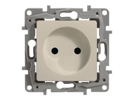 Розетка 1 пост LEGRAND Etika без заземления слоновая кость