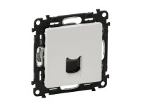 Розетка компьютерная 1 пост LEGRAND Valena Life RJ45 категория 5е UTP белый