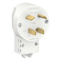 Вилка BLANCA для электроплит трехфазная 3р+n 32а 400В белый