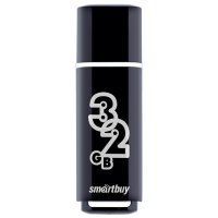 Флеш-накопитель USB SMARTBUY 32GB Glossy series Black черный
