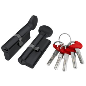 Цилиндр ключевой Fuaro Lock d-pro502 70мм 35х35 черный вертушка