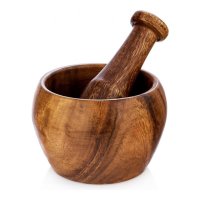 Ступка с пестиком WALMER Organic 13см акация